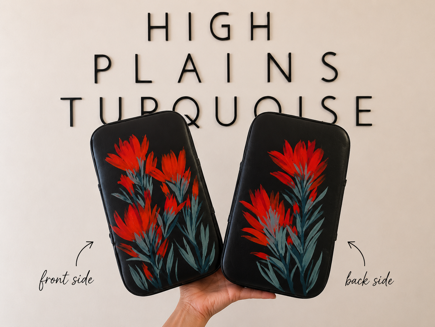 One-of-a-Kind Hand Painted Travel Jewelry Box