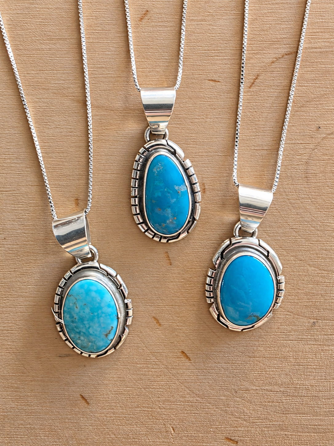Prairie Sky Turquoise Pendant Necklace
