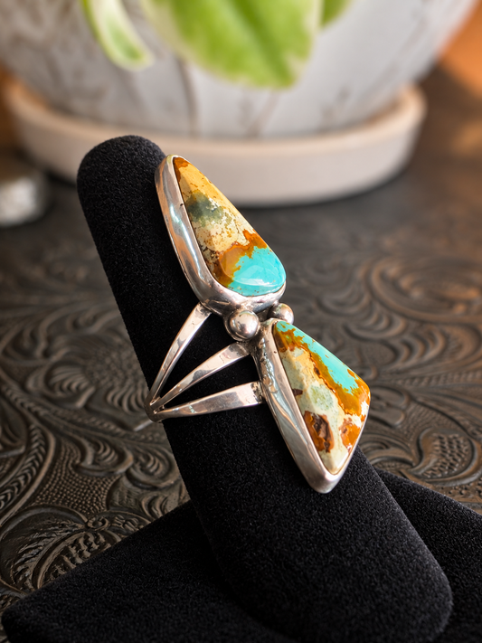 Desert Mirage Blue Gem Turquoise Ring