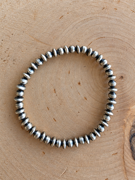 Desert Silver Stretch Bracelet