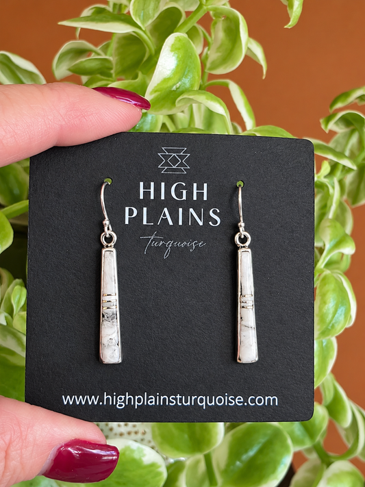 White Buffalo Mesa Earrings