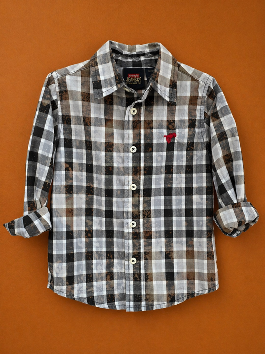 Black Angus Button Up Shirt by Dolly Estelle - 3T