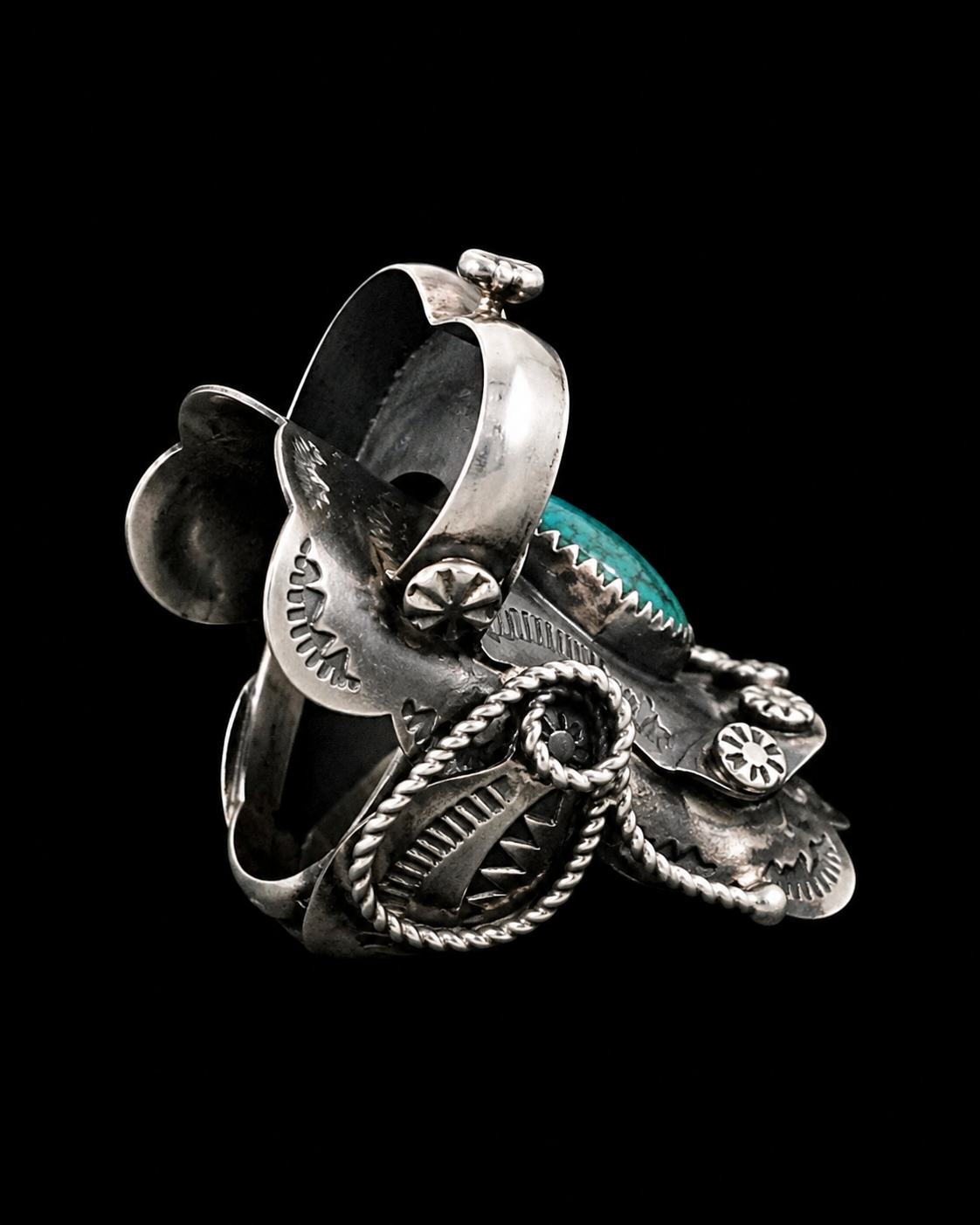 Saddle Up Kingman Turquoise Ring
