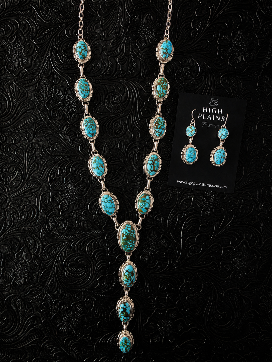 Thomas Francisco Spiderweb Kingman Lariat Set