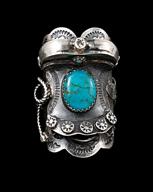 Saddle Up Kingman Turquoise Ring