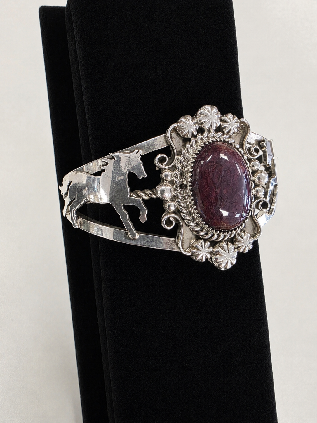 Midnight Mustang Cuff Bracelet