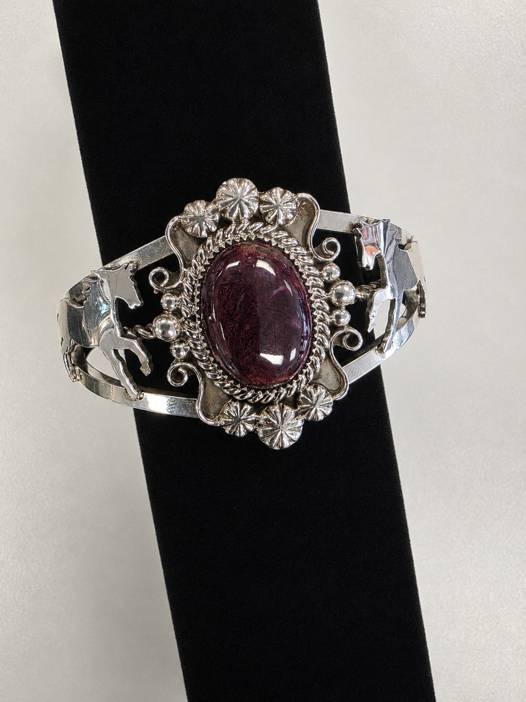 Midnight Mustang Cuff Bracelet