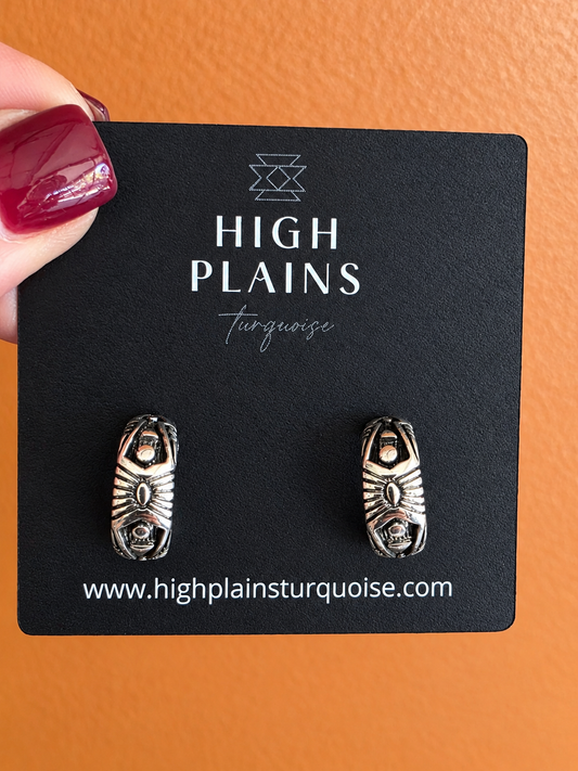 Stampede Sterling Half Hoops