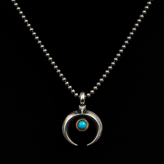 Dennis Hogan Mini Turquoise Naja Necklace