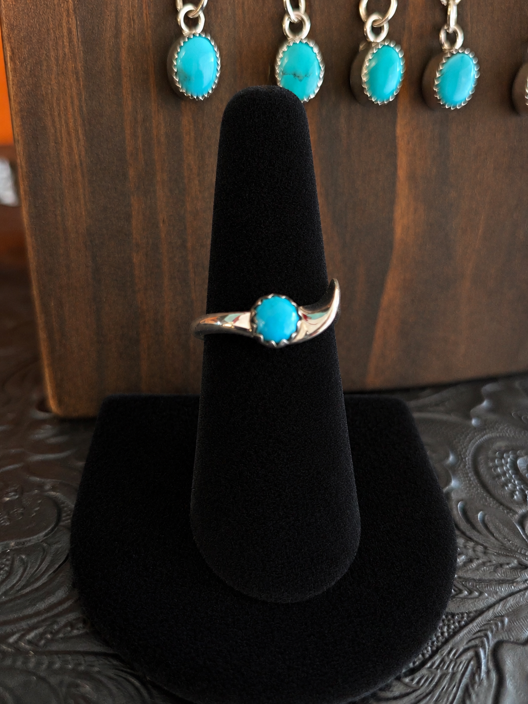 Sterling Kingman Turquoise Wrap Ring