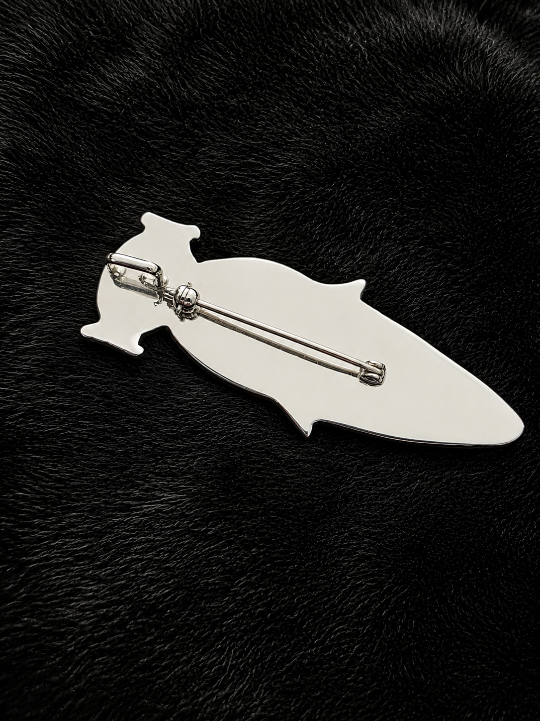 Stamped Sterling Silver Corn Maiden Pin / Pendant