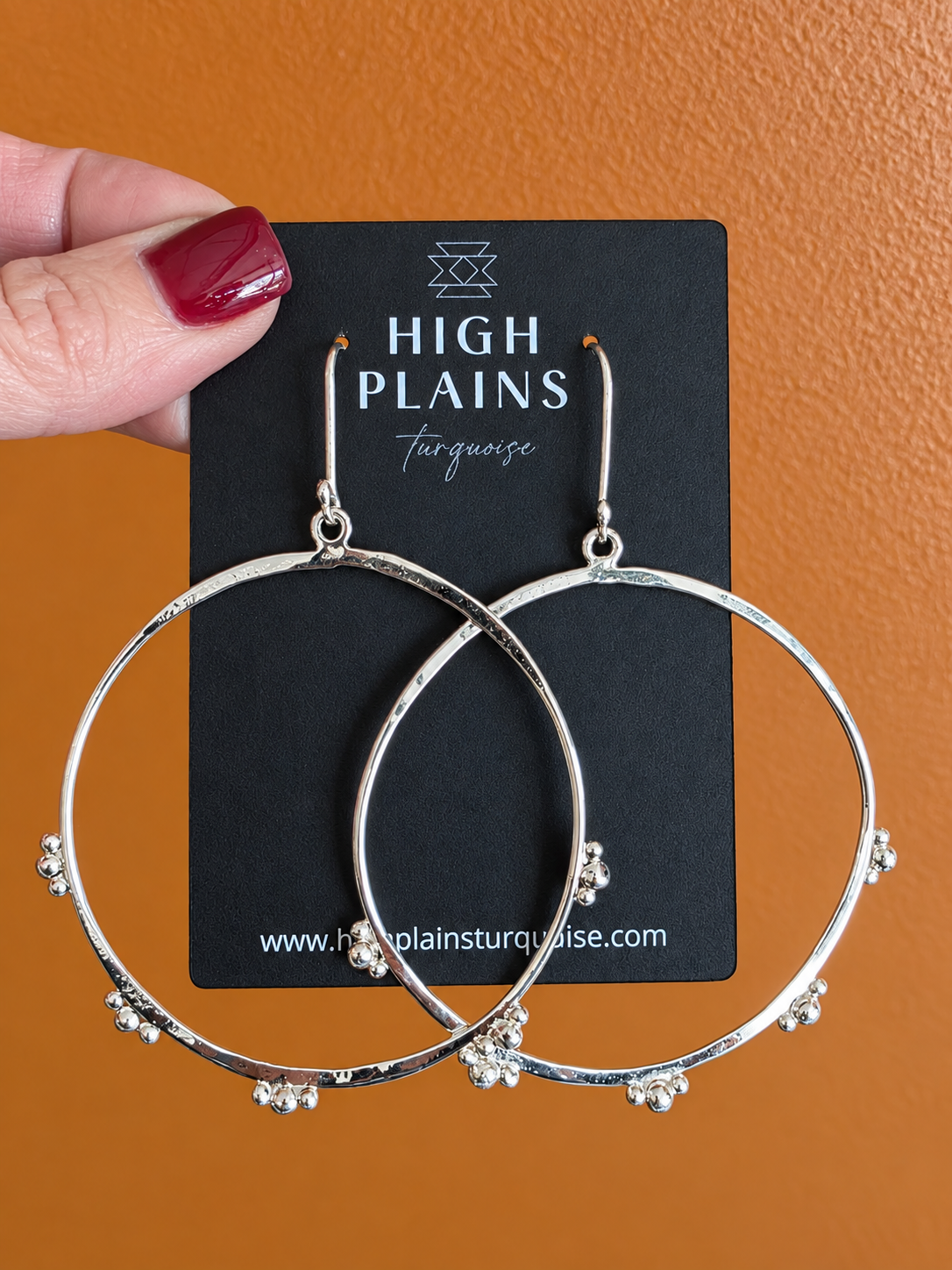 Big Sky Sterling Statement Hoops