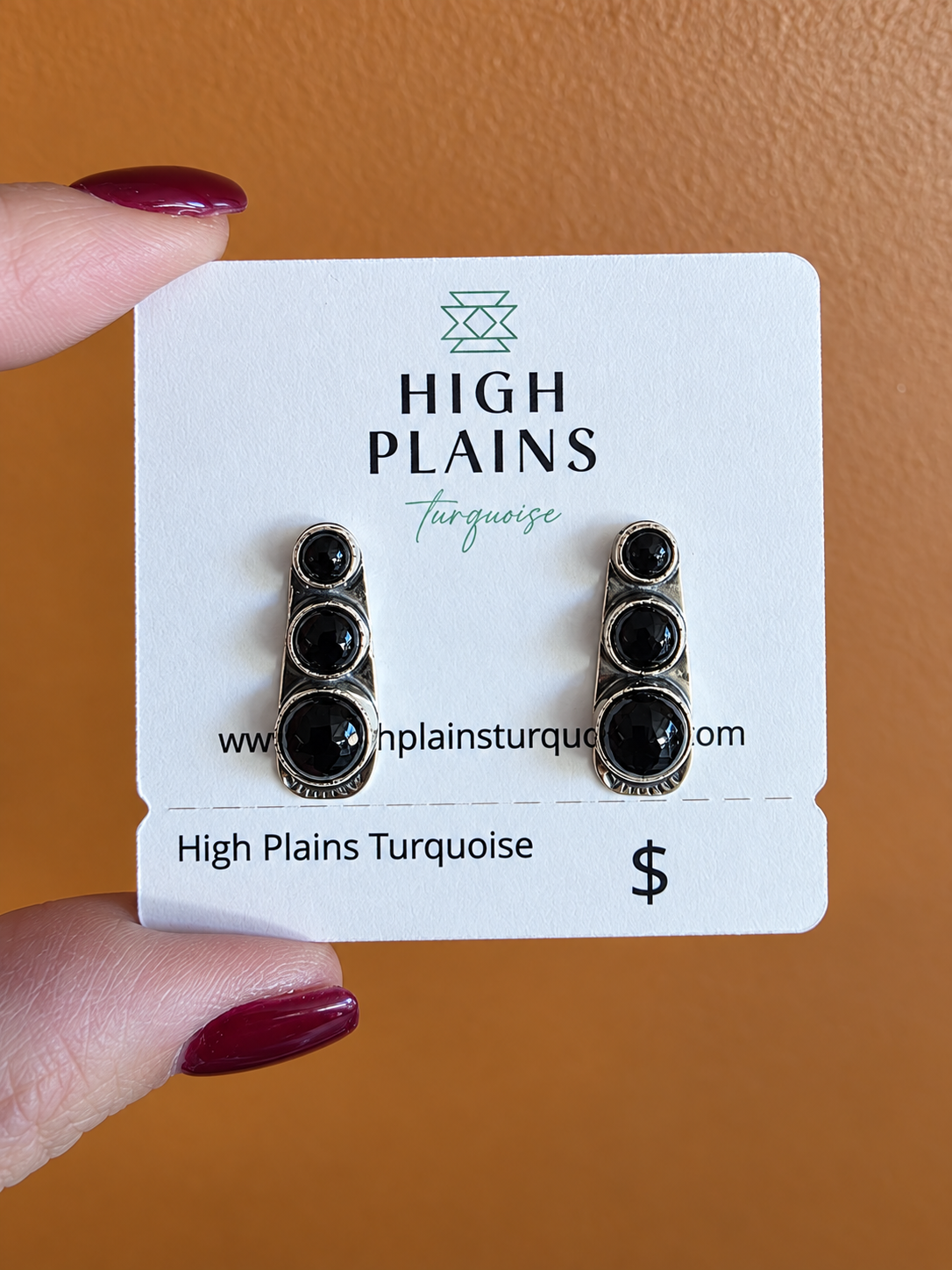 Midnight Trio Black Onyx Earrings