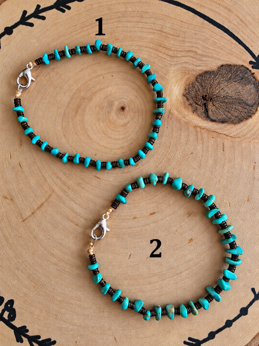 Turquoise Heishi Bracelet
