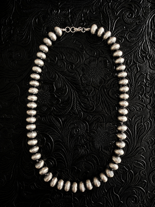 Bryannen Halwood 10mm Handmade Hand Stamped Navajo Pearls