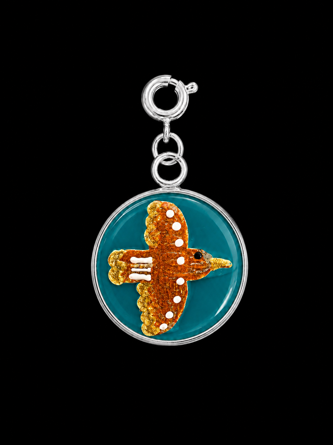 Hand Painted Western Round Charms (Large)
