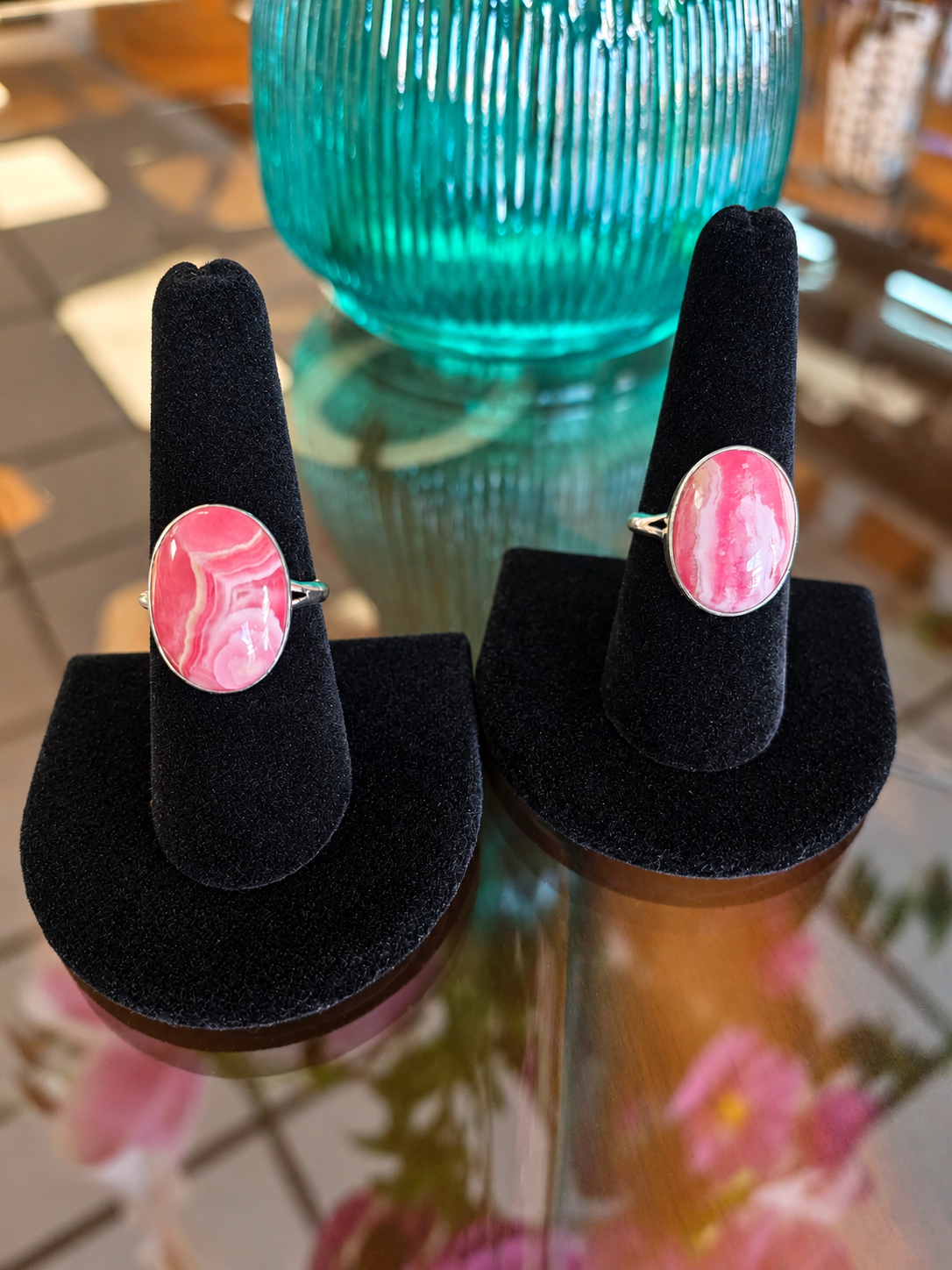 Rose Canyon Rhodochrosite Ring