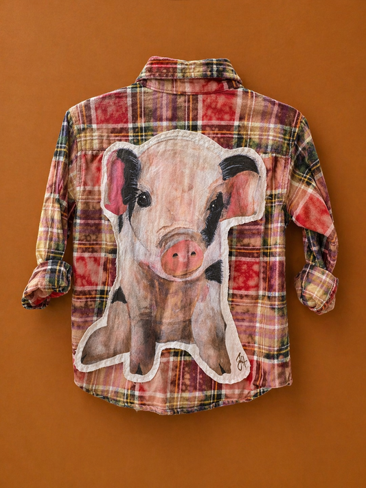 Dolly Pig Button Up Shirt by Dolly Estelle - 3T