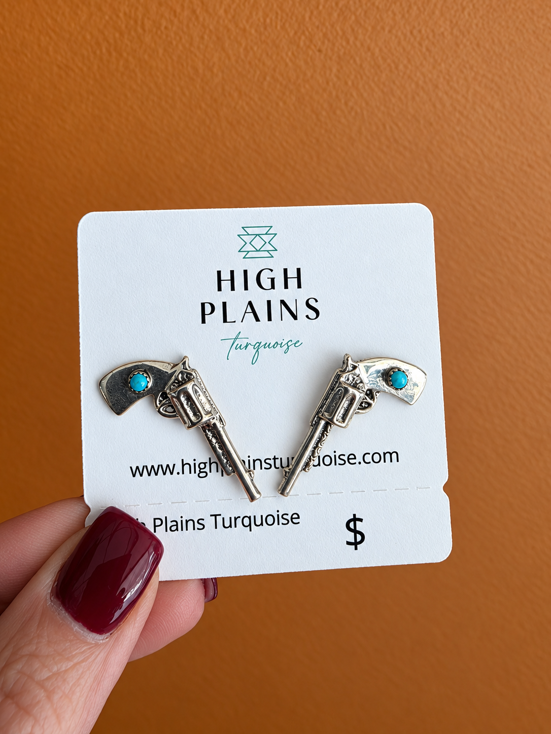 Turquoise Six-Shooter Earrings