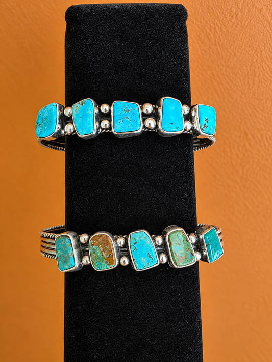 Turquoise Trail 5-Stone Cuff