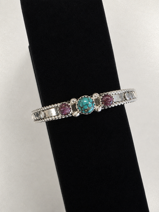Twilight Bloom Cuff Bracelet