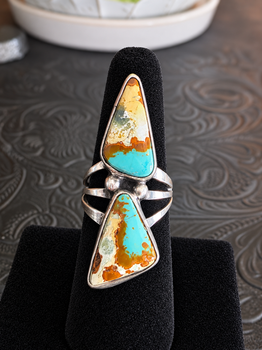 Desert Mirage Blue Gem Turquoise Ring