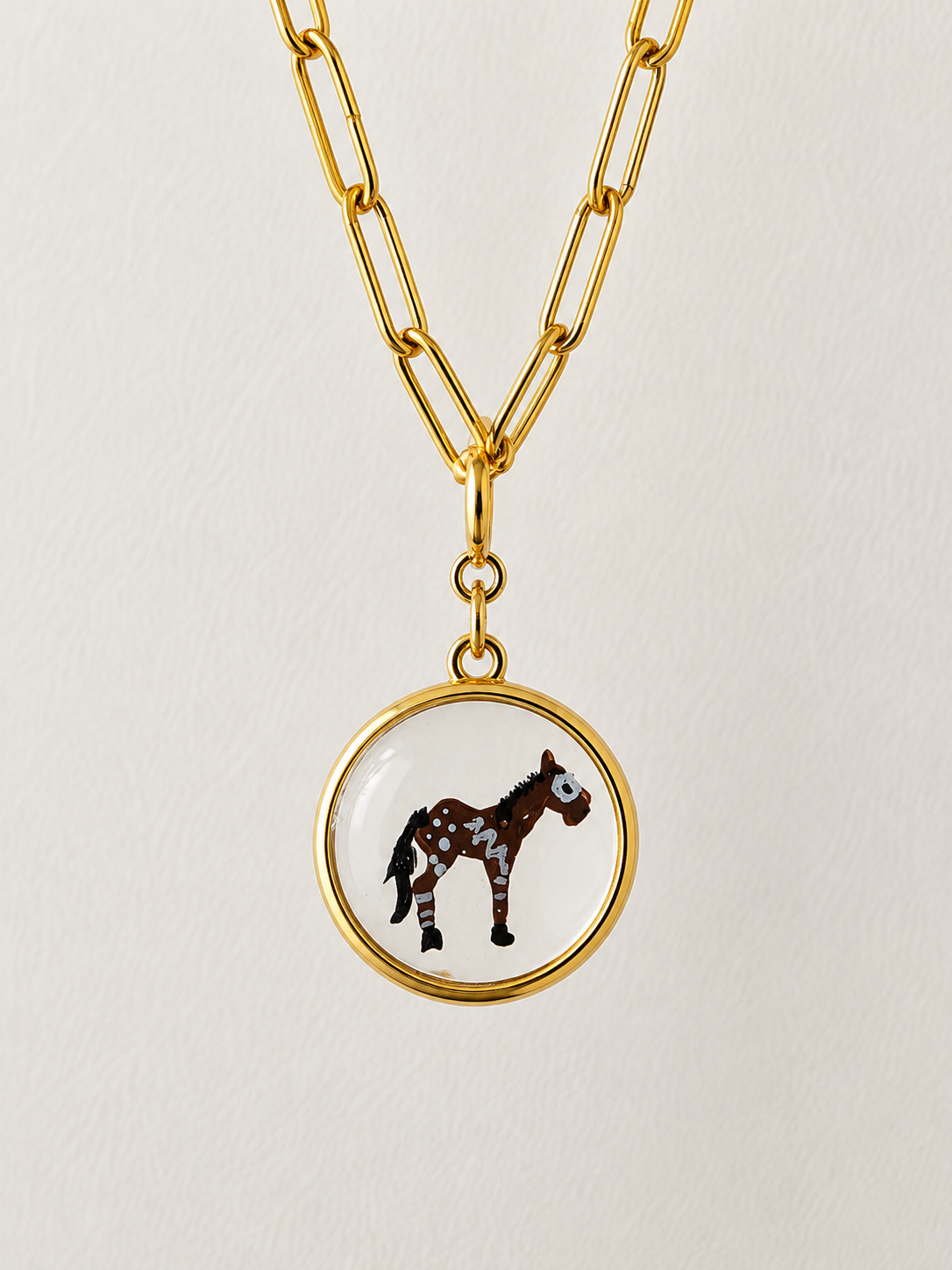 Hand Painted Western Heritage Charm