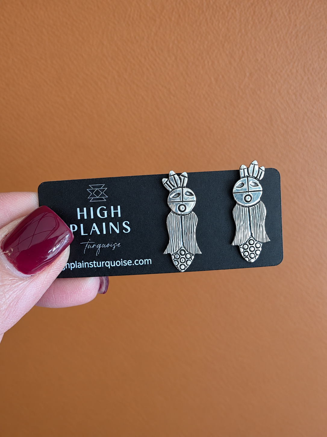 Sterling Kahina Corn Maiden Earrings