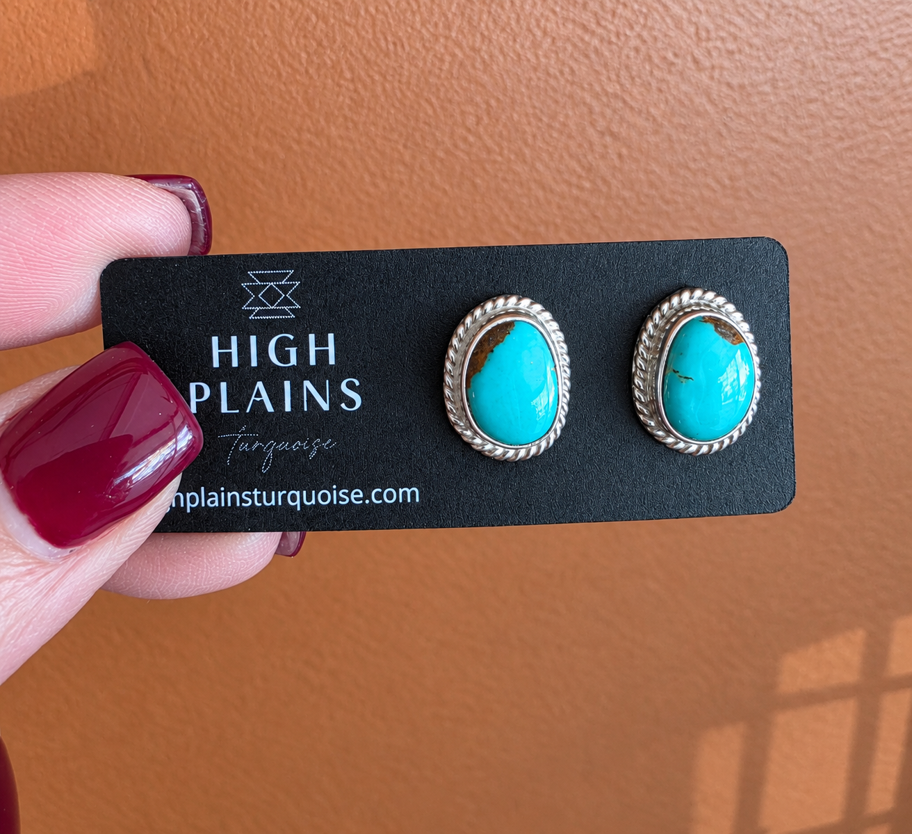 Perfect Kingman Turquoise Studs