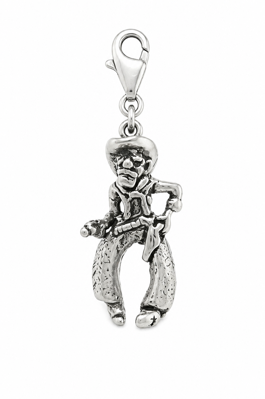 Sterling Silver Cowboy Charm