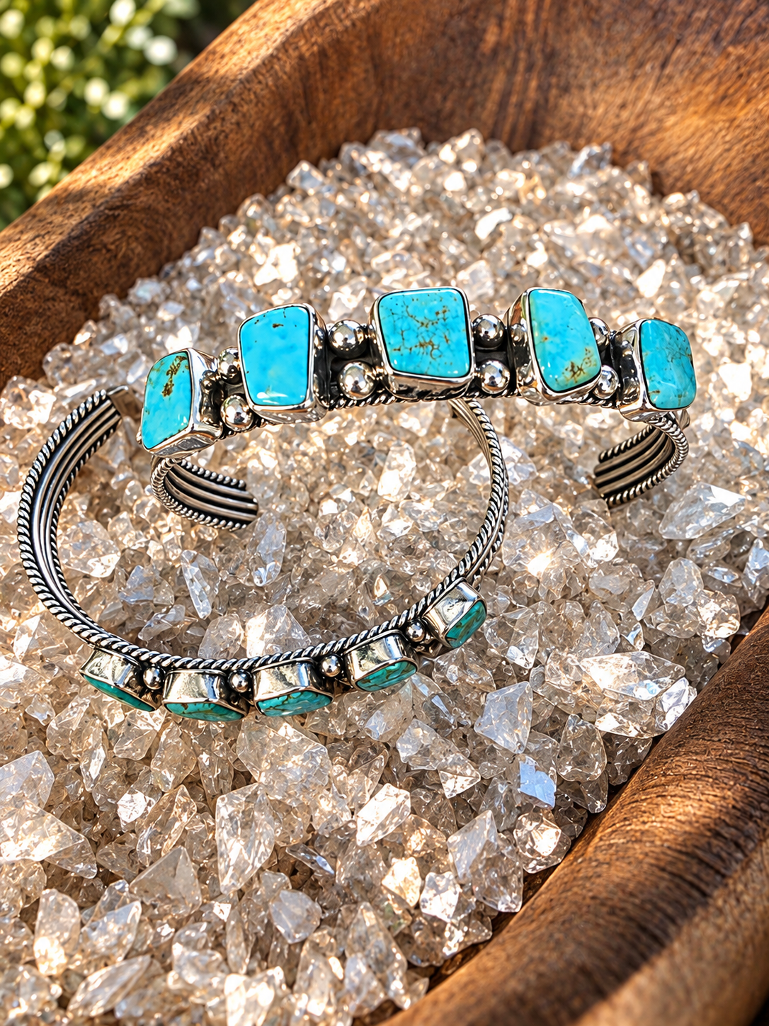 Turquoise Trail 5-Stone Cuff
