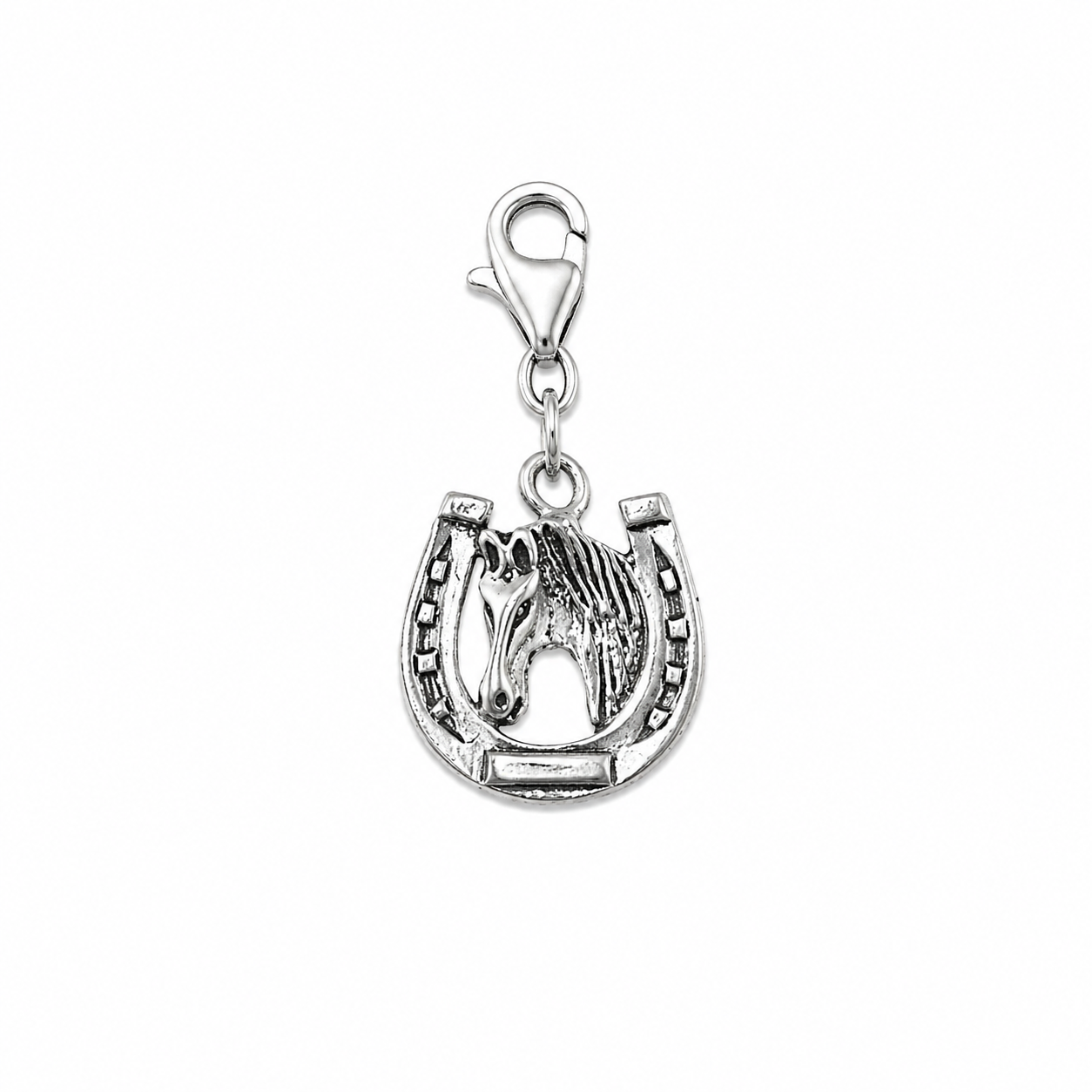 Sterling Silver Lucky Horse Head Charm