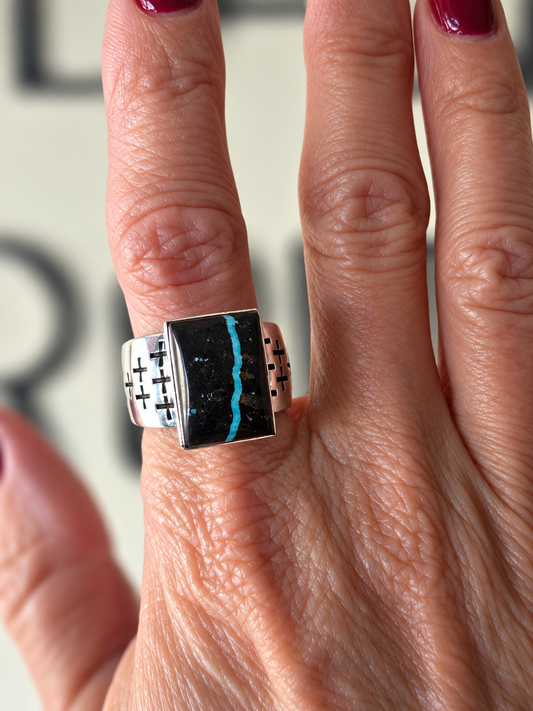Blackjack Lightning Ring