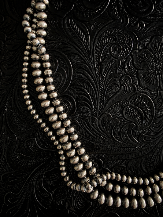 Dorinda Mariano Handmade 3-Strand Navajo Pearls