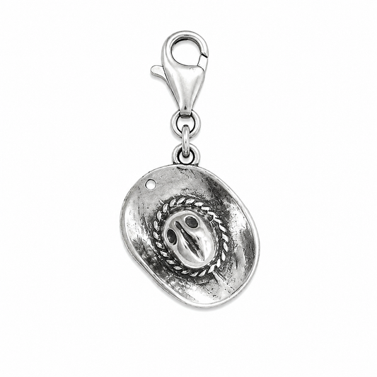 Sterling Silver Cowboy Hat Charm