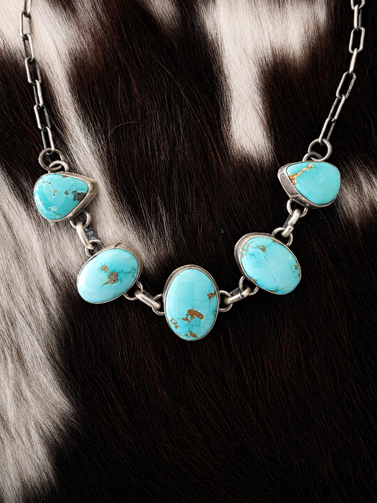 Carico Lake Turquoise Necklace Set