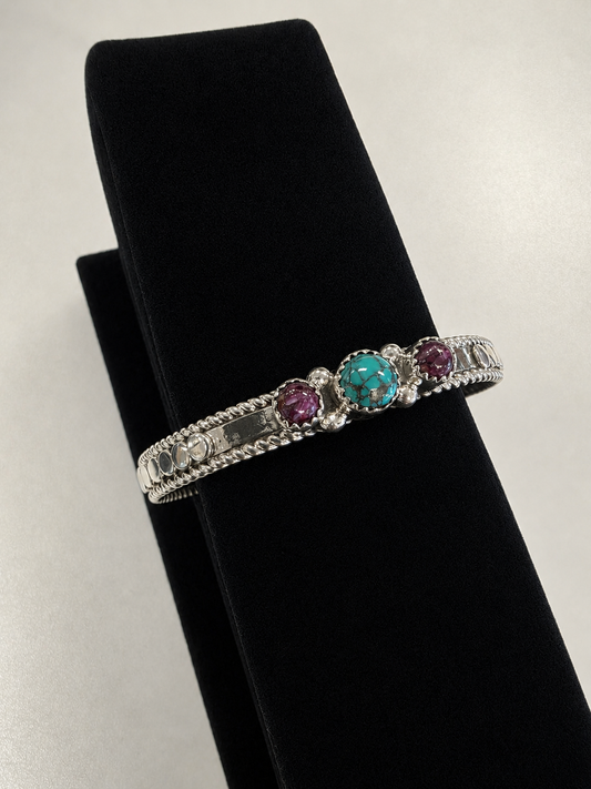 Twilight Bloom Cuff Bracelet