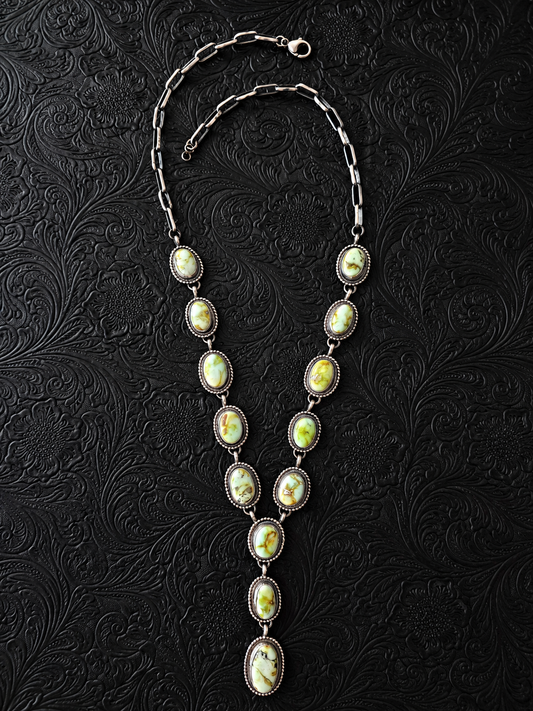 Travis Jim Palomino Lariat Necklace