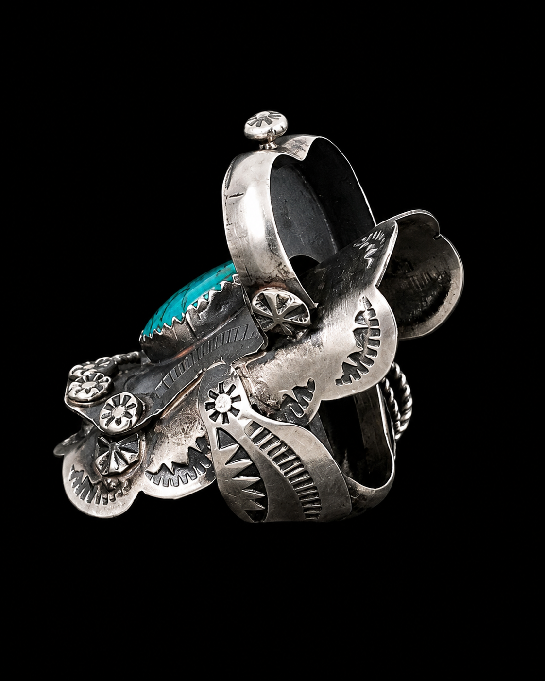 Saddle Up Kingman Turquoise Ring