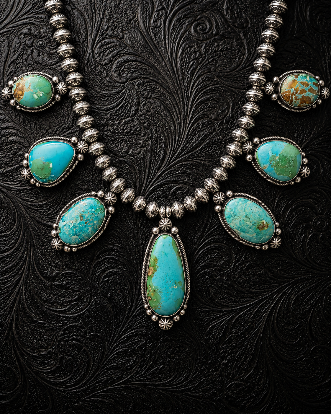 Sonoran Gold Turquoise Statement Necklace