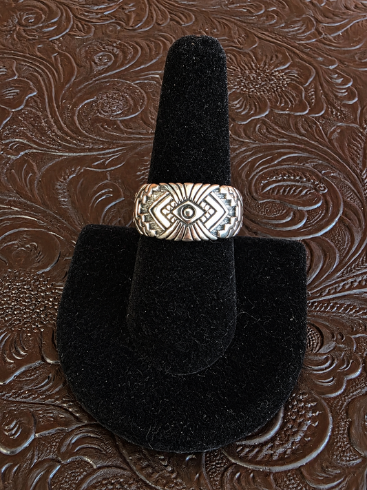 Stampede Sterling Ring