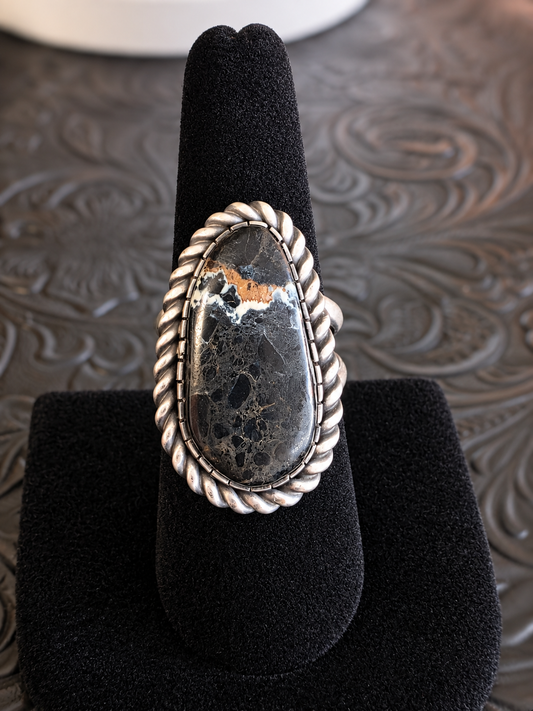 Midnight Shadow Blackjack Ring