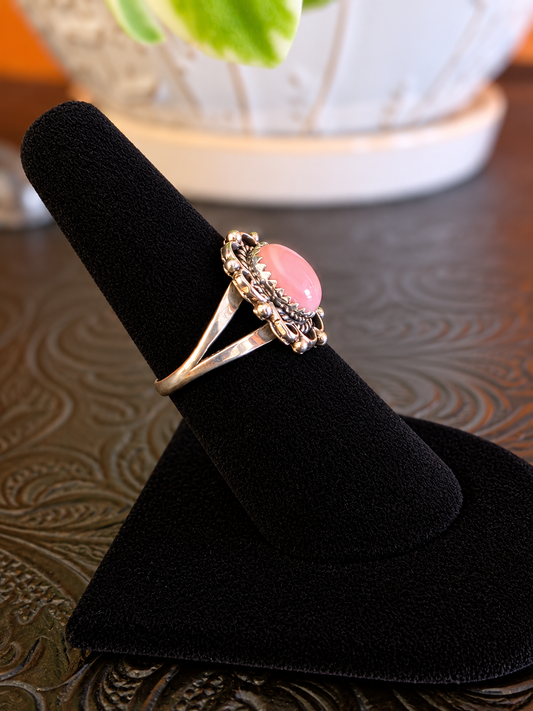 Pink Conch Desert Rose Ring
