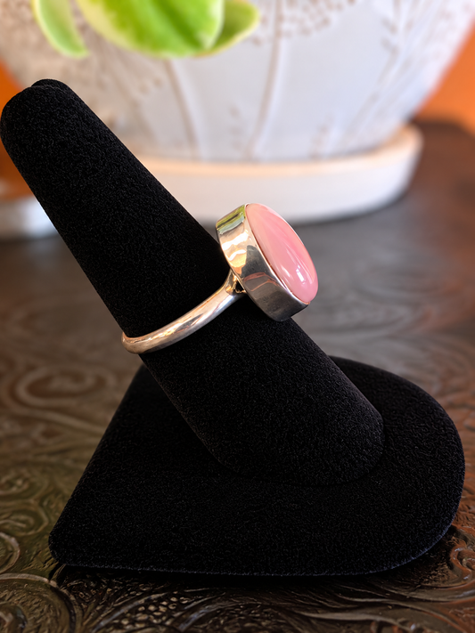 Blushing Pink Conch Prairie Ring