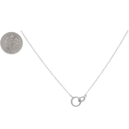 Sterling Silver Friends Necklace - 18"