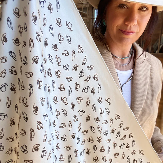 Silk Vintage Hats Wild Rag - 35"