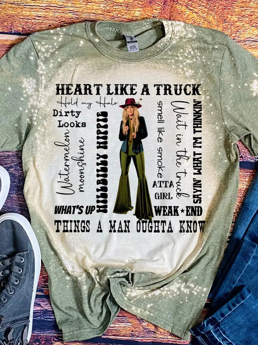 Lainey Heart Like a Truck T-shirt