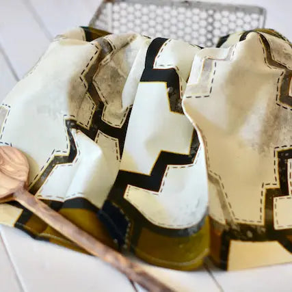 Rustic Farmhouse Geo Pattern Tea Towel