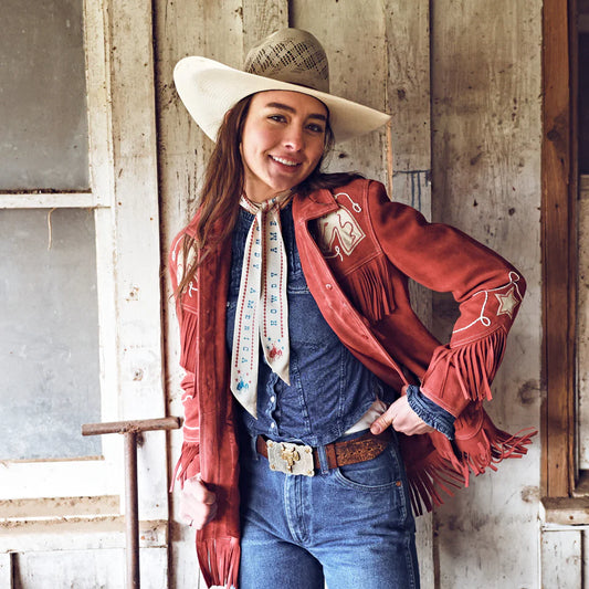 Howdy America Twilly by Fringe Scarves