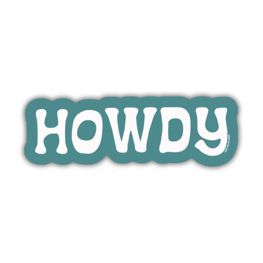 Howdy Western Sticker